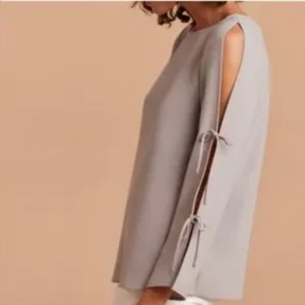 Wilfred S Whimsigoth Feminine Romantic Dainty Contemporary Pastel Chiffon Blouse - Picture 5 of 16
